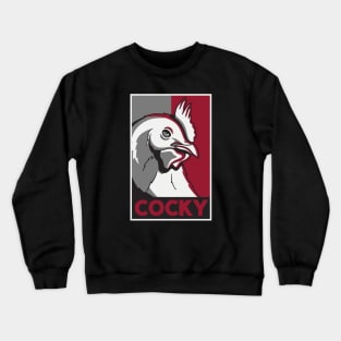 Cocky Rooster // Funny Vintage Rooster Crewneck Sweatshirt